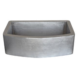 Native Trails Rhapsody 33" Nickel Farmhouse Sink, Brushed Nickel, CPK595 - The Sink Boutique
