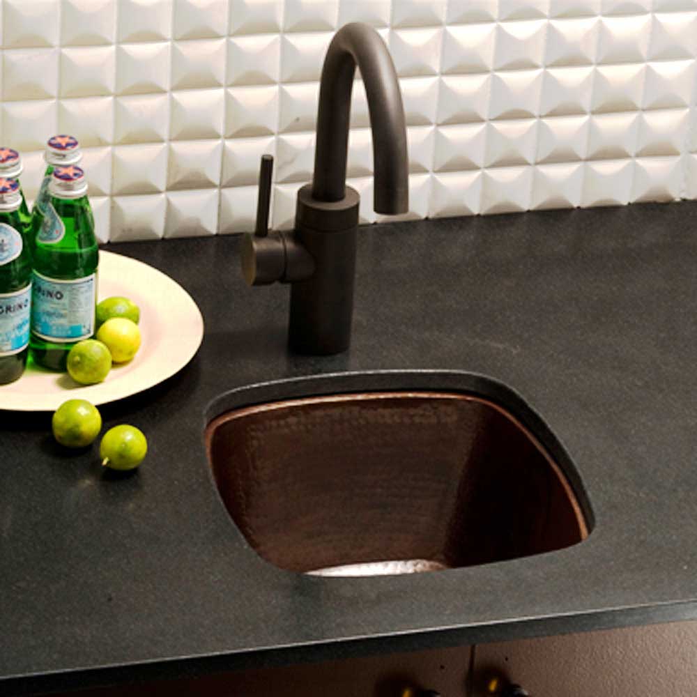 Native Trails Rincon 13" Copper Bar/Prep Sink, Antique Copper, CPS247