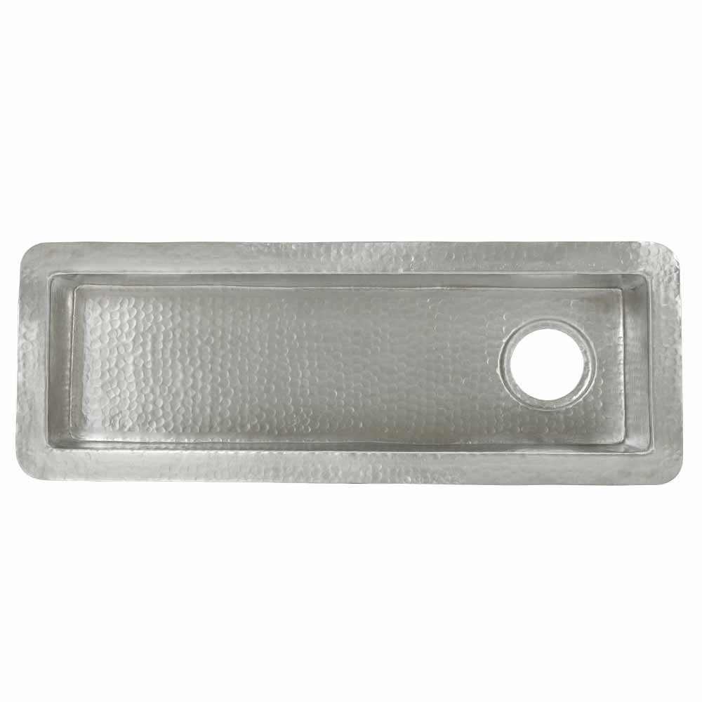 Native Trails Rio Chico 30" Nickel Bar/Prep Sink, Brushed Nickel, CPS510
