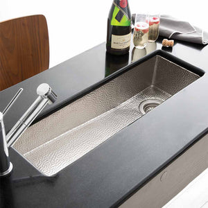 Alternate Image for Native Trails Rio Chico 30" Nickel Bar/Prep Sink, Brushed Nickel, CPS510