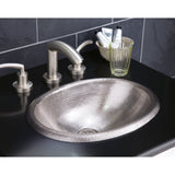 Native Trails Rolled Baby Classic 16" Rectangle Nickel Bathroom Sink, Brushed Nickel, CPS539