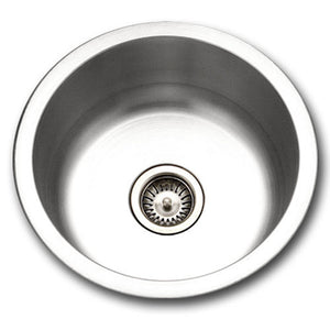 Alternate Image for Houzer 18" Stainless Steel Topmount Round Single Bowl Bar Sink, SCF-1830-1