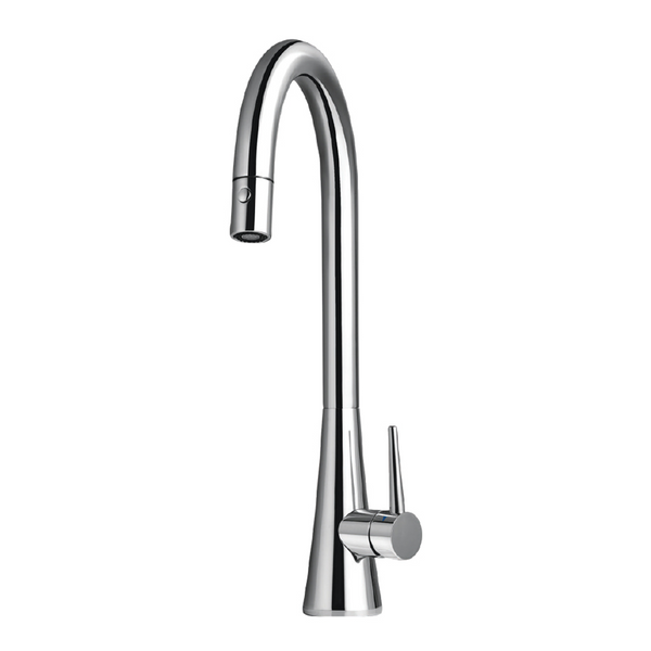 Houzer Soma Pull Down Kitchen Faucet with CeraDox Technology Polished Chrome, SOMPD-669-PC
