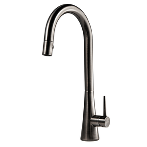 Alternate Image for Houzer Soma 1.75 GPM Lever Brass Kitchen Faucet, Pull Down, Pewter, SOMPD-669-PW