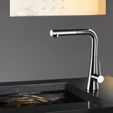Houzer Soma Pull Out Kitchen Faucet Brushed Nickel, SOMPO-665-BN - The Sink Boutique