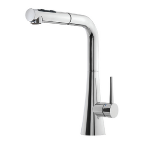 Alternate Image for Houzer Soma Pull Out Kitchen Faucet with CeraDox Technology Polished Chrome, SOMPO-665-PC