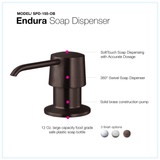 Houzer Endura Soap Dispenser Oil Rubbed Bronze, SPD-155-OB