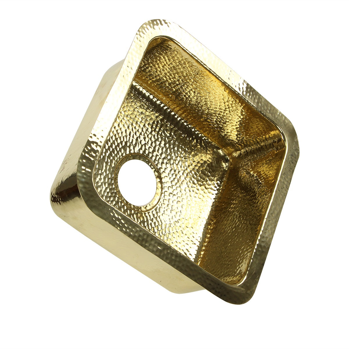 Nantucket Sinks Brightwork Home 17" Brass Bar Sink, SQRB-7 - The Sink Boutique