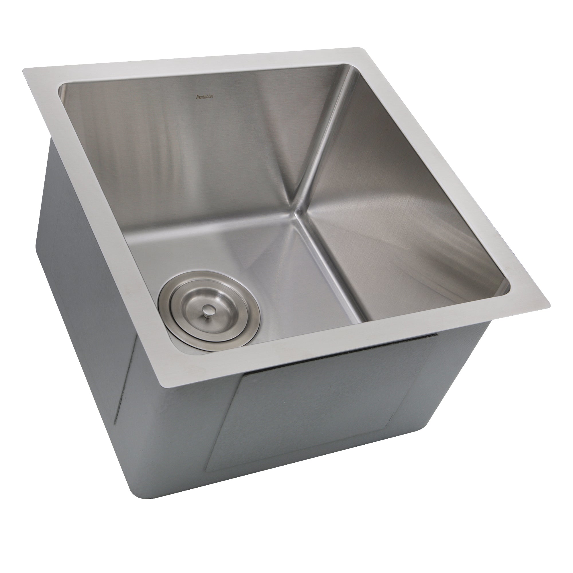 Nantucket Sinks Pro Series 15" Stainless Steel Bar Sink, SR1515 - The Sink Boutique