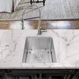 Nantucket Sinks Pro Series 15" Stainless Steel Bar Sink, SR1815