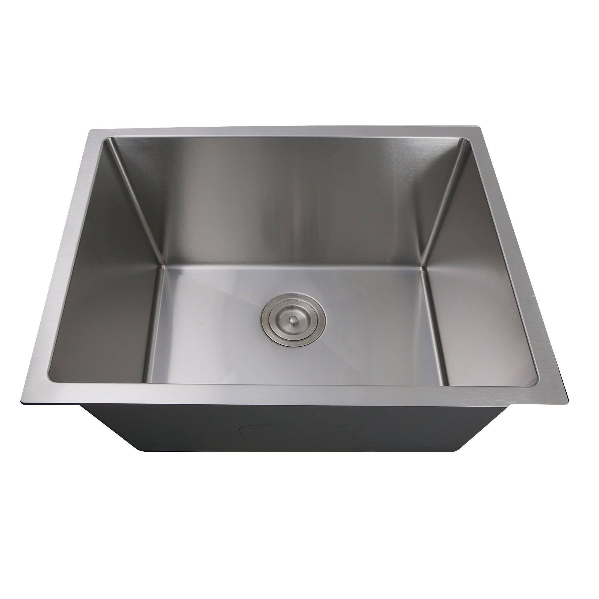 Nantucket Sinks Pro Series 23" Undermount 304 Stainless Steel Laundry/Utility Sink with Accessories, SR2318-12-16