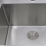 Nantucket Sinks Pro Series 25" Drop In/Topmount 304 Stainless Steel Laundry/Utility Sink with Accessories, SR2522-12-16