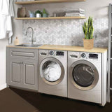 Nantucket Sinks Pro Series 25" Drop In/Topmount 304 Stainless Steel Laundry/Utility Sink with Accessories, SR2522-12-16