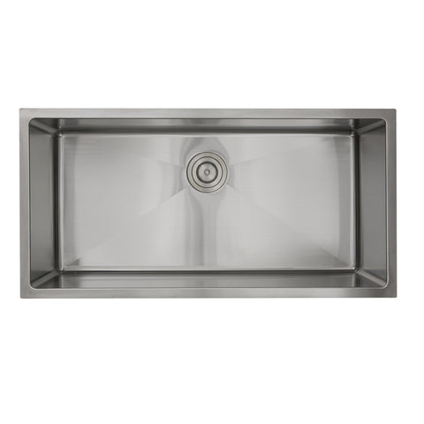 Nantucket Sinks Pro Series 36" Stainless Steel Kitchen Sink, SR3618-16