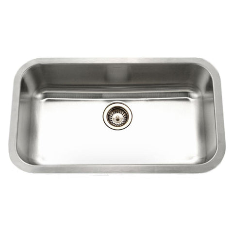 Houzer 33" Stainless Steel Undermount Single Bowl Kitchen Sink, STL-3600-1