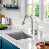 Karran Select 21" Undermount Stainless Steel Kitchen Sink with Accessories, 16 Gauge, SU73-PK1