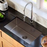 Karran Select 30" Undermount Stainless Steel Kitchen Sink with Accessories, 16 Gauge, SU74-PK1