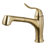 Houzer Surge Pull Out Kitchen Faucet Brushed Brass, SURPO-571-BB
