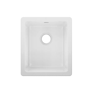 Alternate Image for Elkay 16" Fireclay Bar Sink, White, SWU1517WH