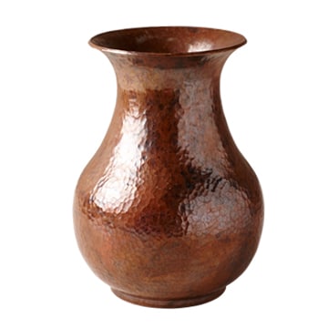 Native Trails Santa Cruz Vase in Tempered Copper, CPV380