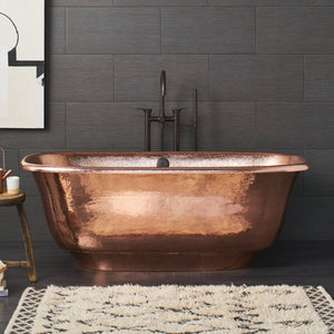 Alternate Image for Native Trails 66" Copper Santorini Bathtub, Polished Copper, CPS944