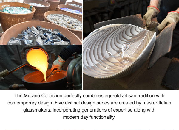 Native Trails Murano 18" Asymmetrical Shell-Shaped Glass Vessel Bathroom Sink, Abalone, MG1912-AE