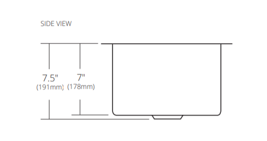 Native Trails Cantina 15" Copper Bar/Prep Sink, Polished Copper, CPS434