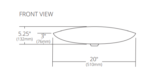 Native Trails Murano 20" Asymmetrical Rounded Curve-Shaped Glass Vessel Bathroom Sink, Abalone, MG2017-AE
