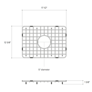 Alternate Image for Latoscana Stainless Steel Grid for 24" Fireclay Farmhouse Apron Sink