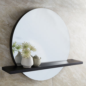 Alternate Image for Native Trails Solace 22" Mirror and Shelf in Midnight Oak, MRO228-MSO228