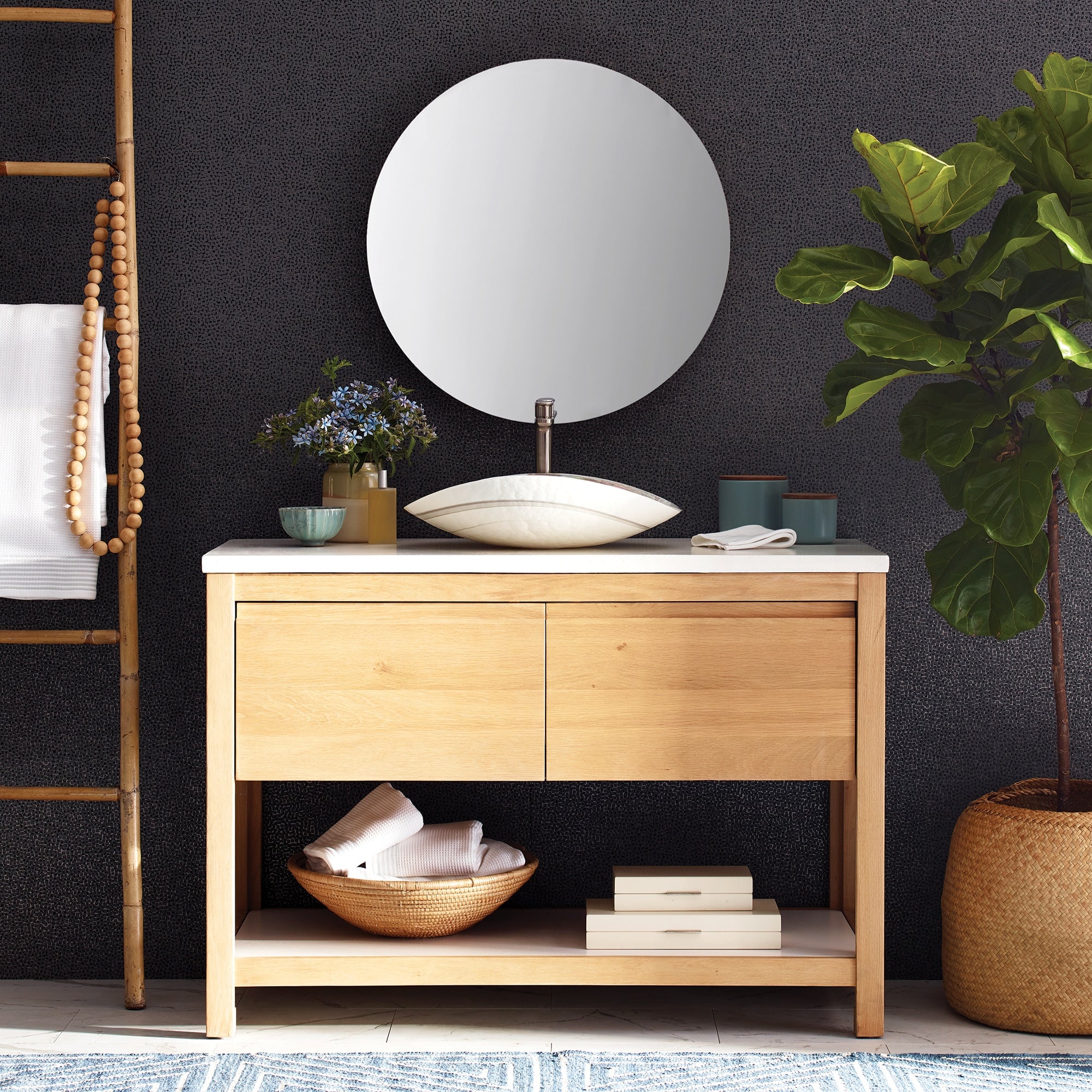 Native Trails Solace 28" Mirror in Sunrise Oak, MRO281