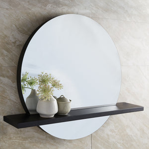 Alternate Image for Native Trails Solace 28" Mirror and Shelf in Midnight Oak, MRO288-MSO288