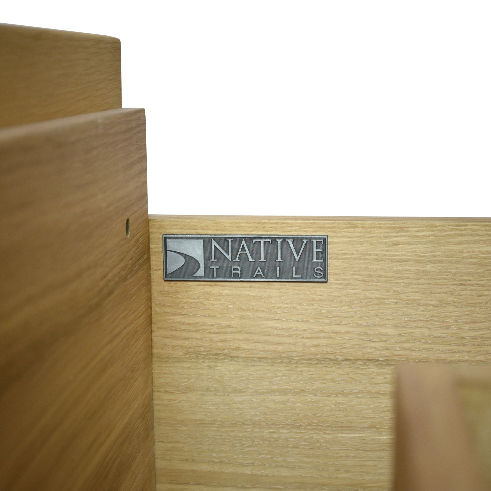 Native Trails 30" Solace Vanity Base in Sunrise Oak with Palomar Vanity Top and Sink, Pearl, VNO301-P-NSVNT30-P
