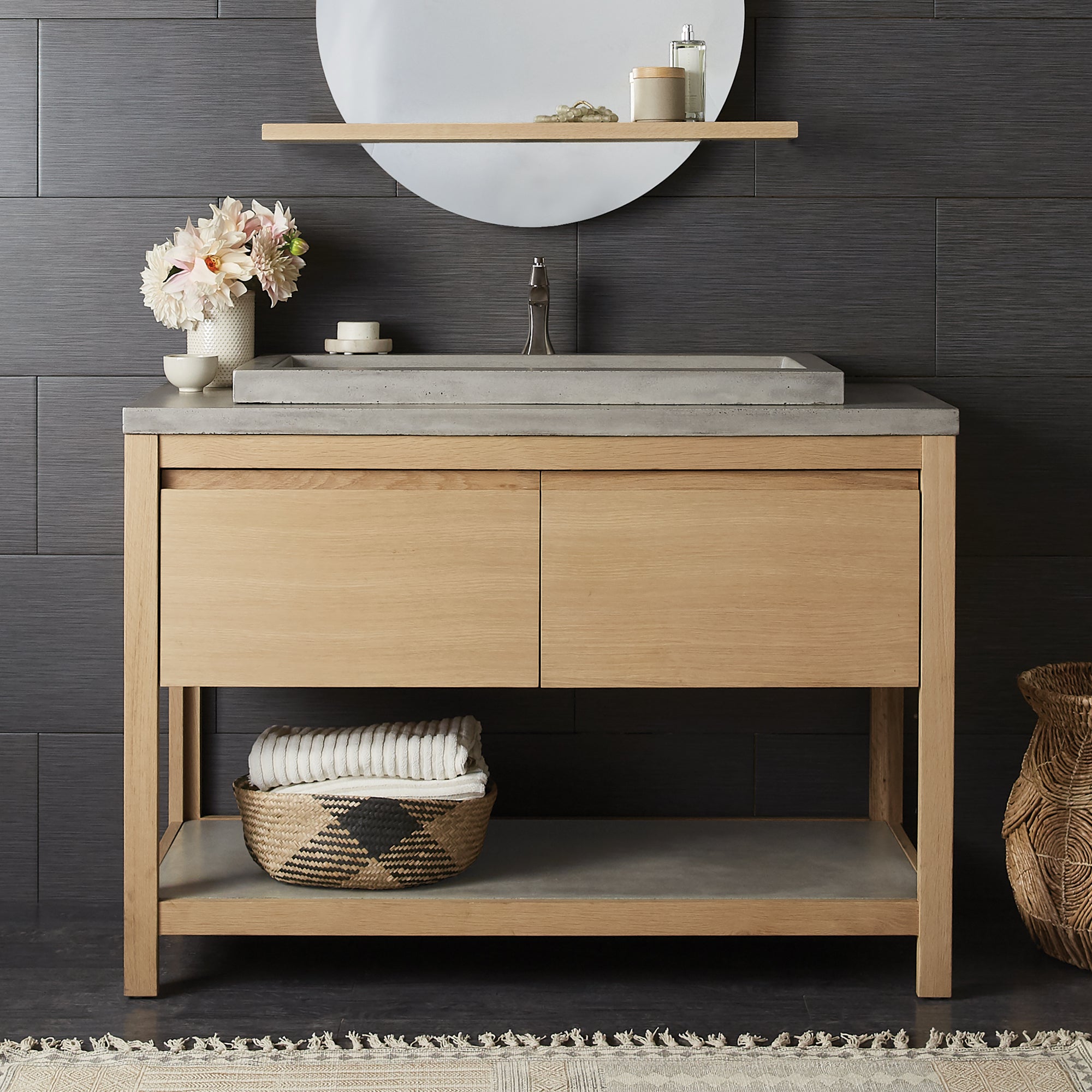 Vessel sink vanity base sales