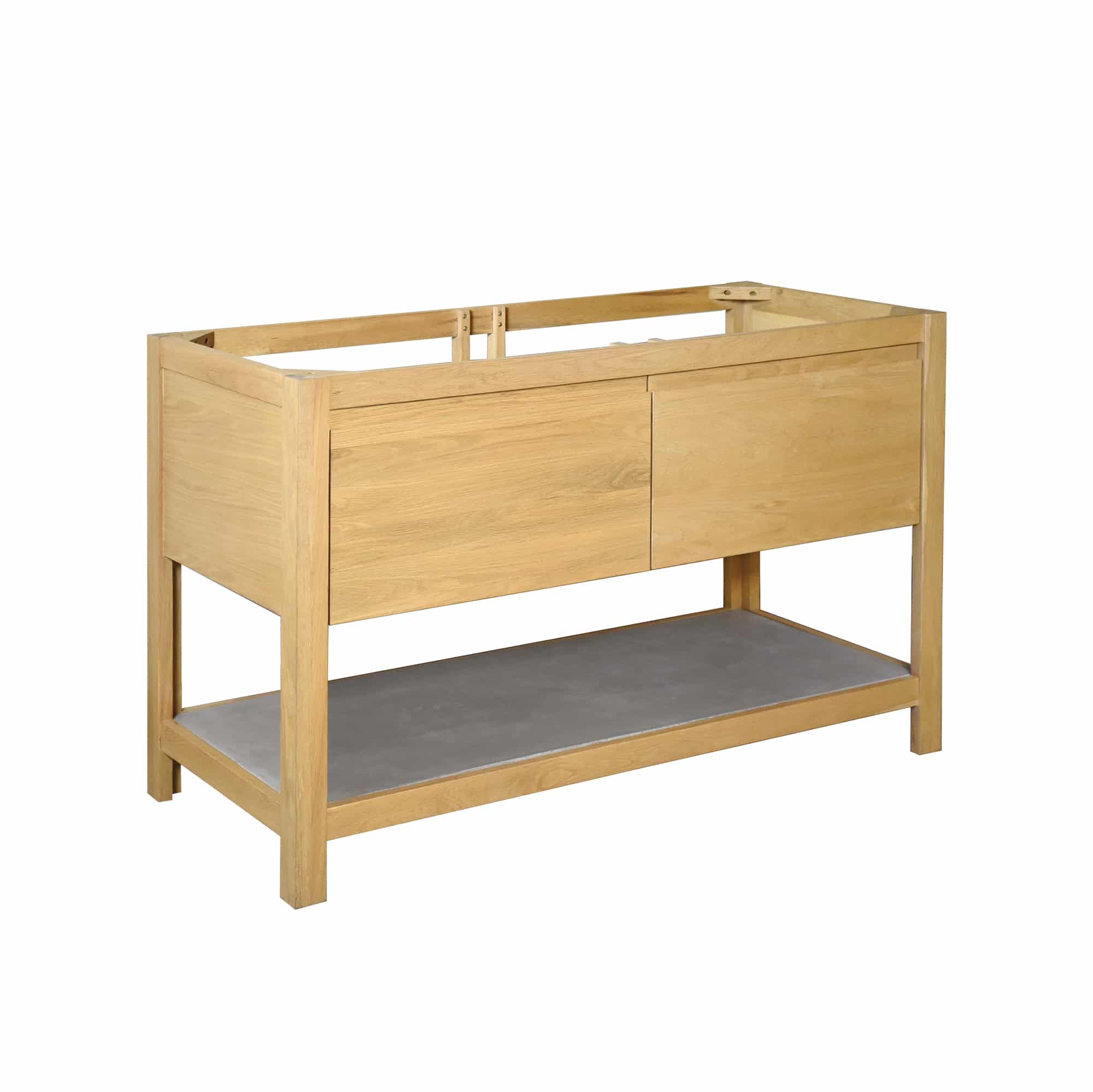 Native Trails 48" Solace Vanity Base in Sunrise Oak with Ash Shelf, VNO481-A
