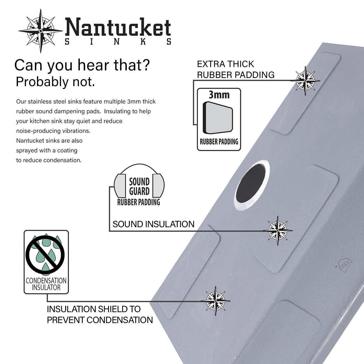 Nantucket Sinks Quidnet 32