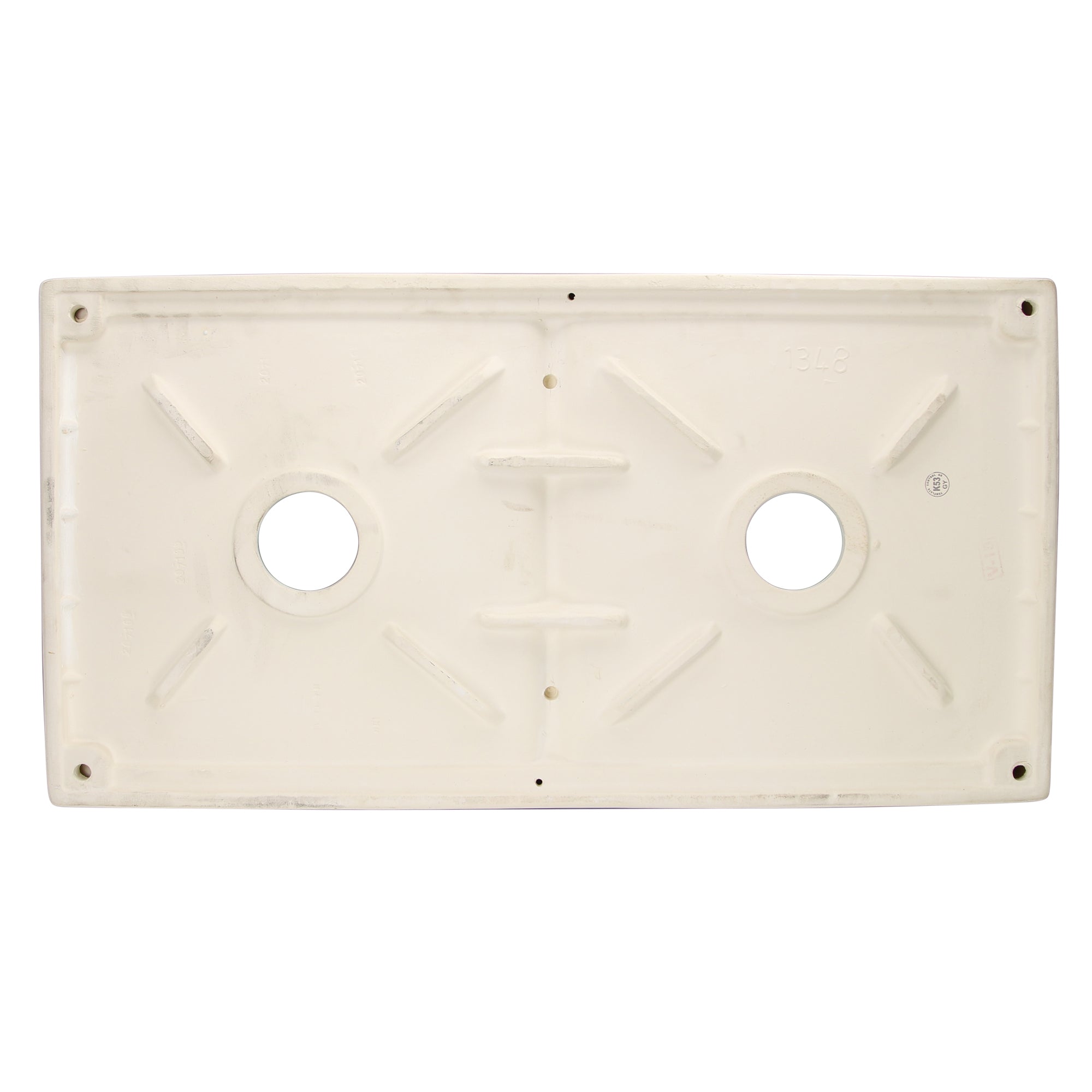 Nantucket Sinks Cape 36" Fireclay Farmhouse Sink with Accessories, White, T-FCFS36-DBL - The Sink Boutique