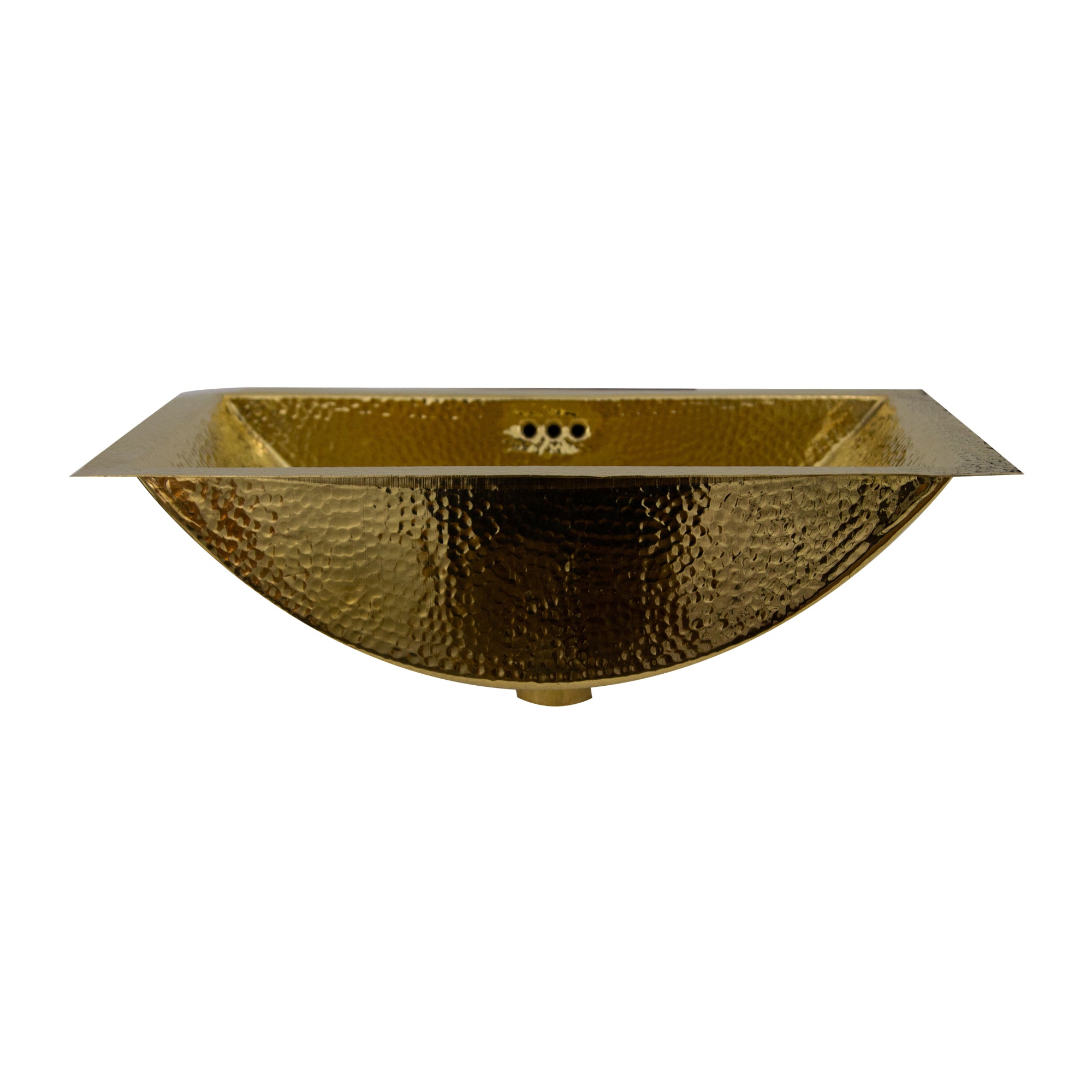 Nantucket Sinks Brightwork Home 24" Brass Bathroom Sink, TRB2416-OF