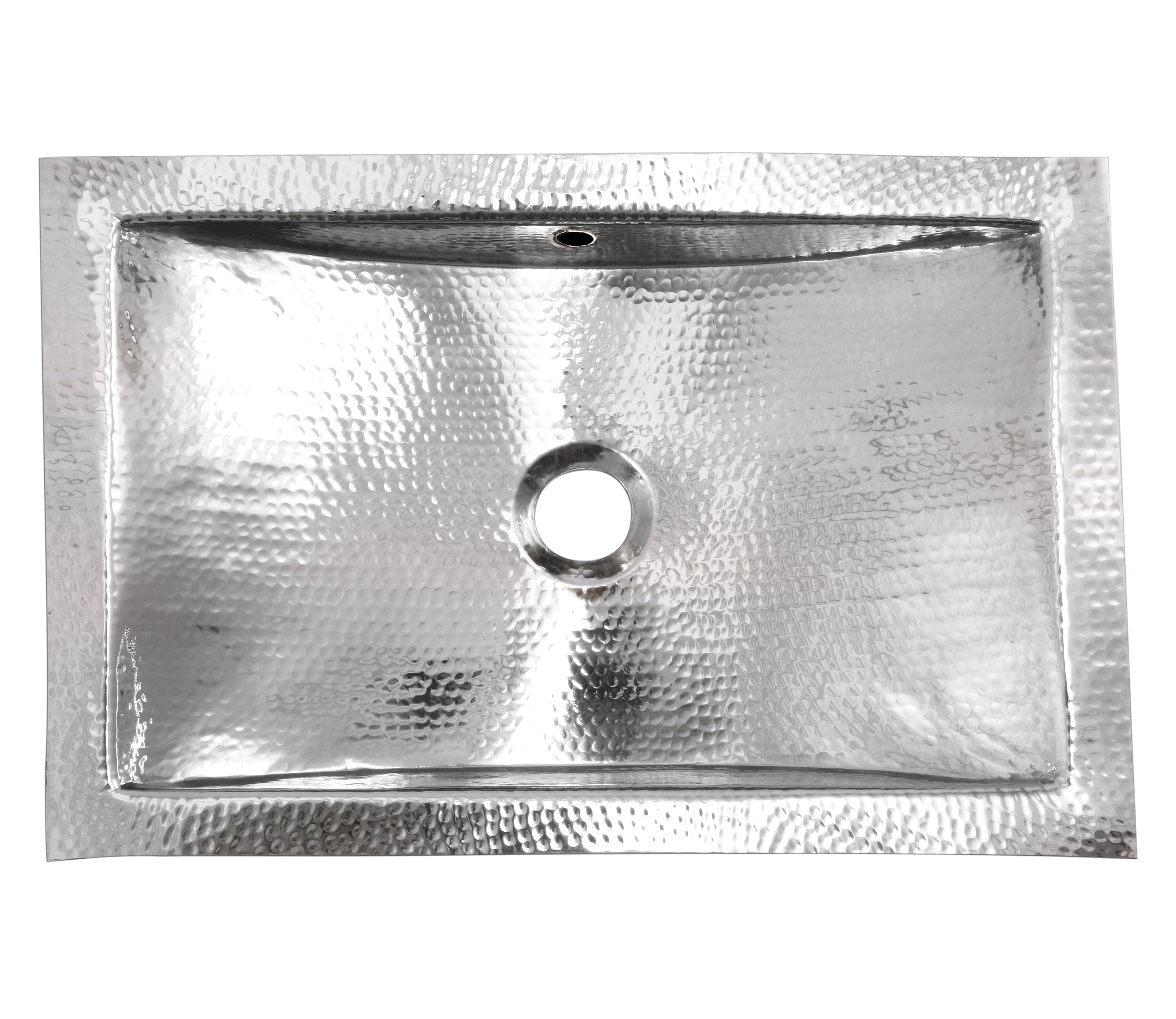 Nantucket Sinks Brightwork Home 20" Rectangle Undermount Stainless Steel Bathroom Sink, Silver, 18 Gauge, TRS-OF