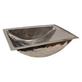 Nantucket Sinks Brightwork Home 24" Stainless Steel Bathroom Sink, TRS2416 - The Sink Boutique