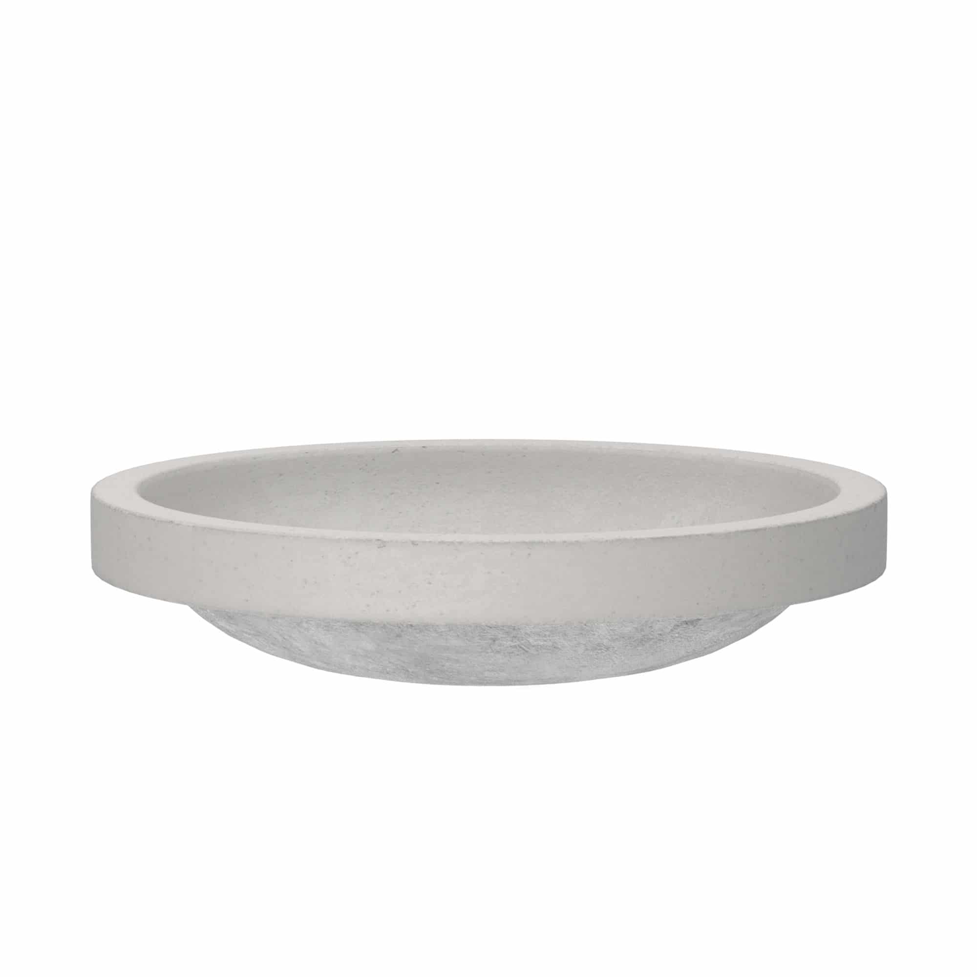 Native Trails Tolosa 19" Oval NativeStone Concrete Bathroom Sink, Ash, NSL1916-A