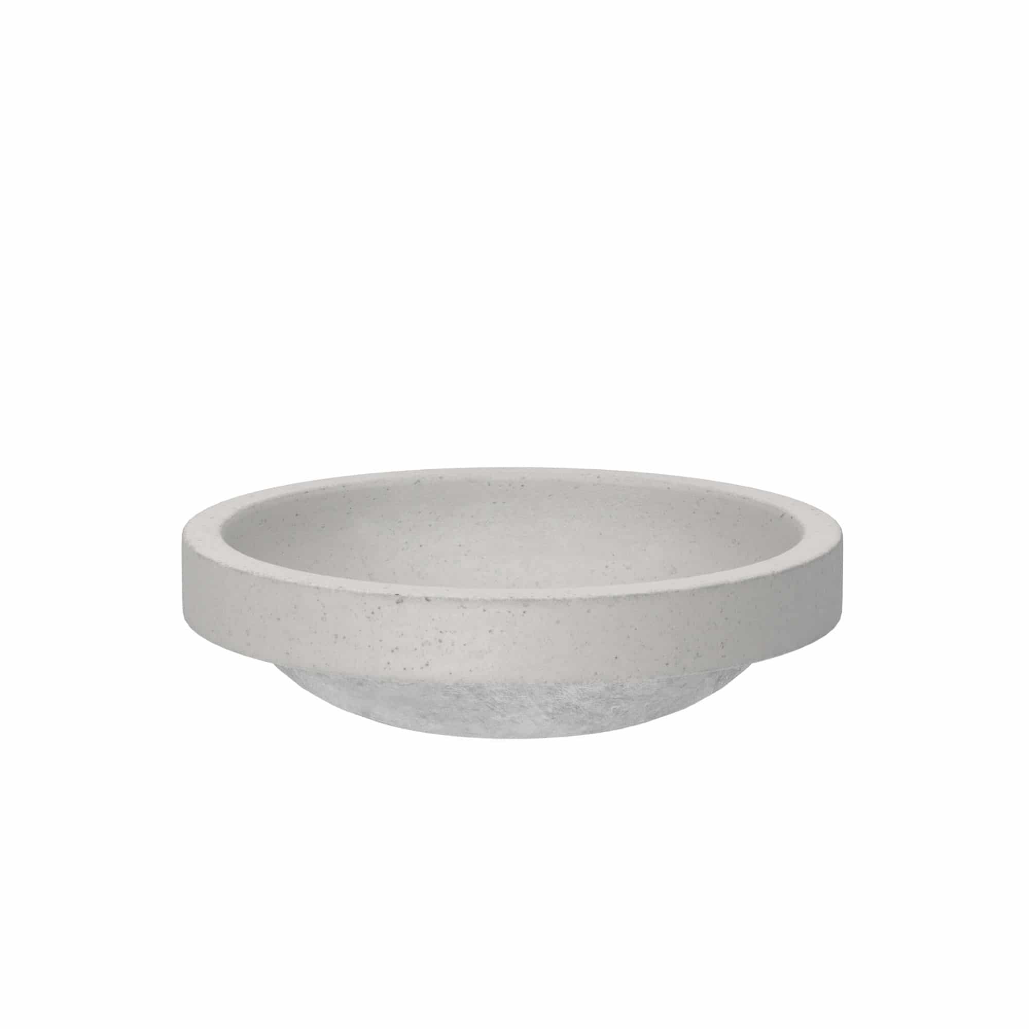 Native Trails Tolosa 19" Oval NativeStone Concrete Bathroom Sink, Ash, NSL1916-A