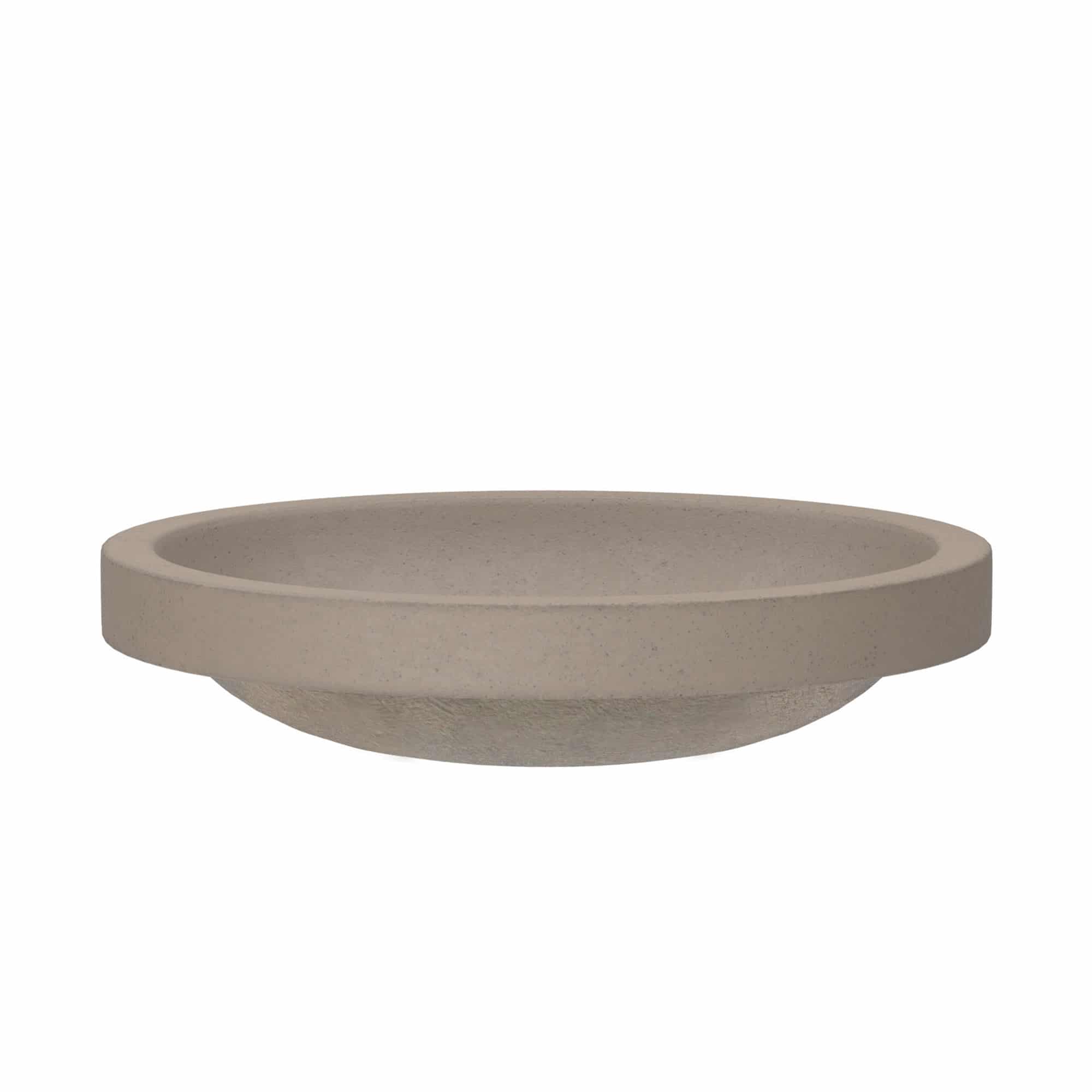 Native Trails Tolosa 19" Oval NativeStone Concrete Bathroom Sink, Earth, NSL1916-E