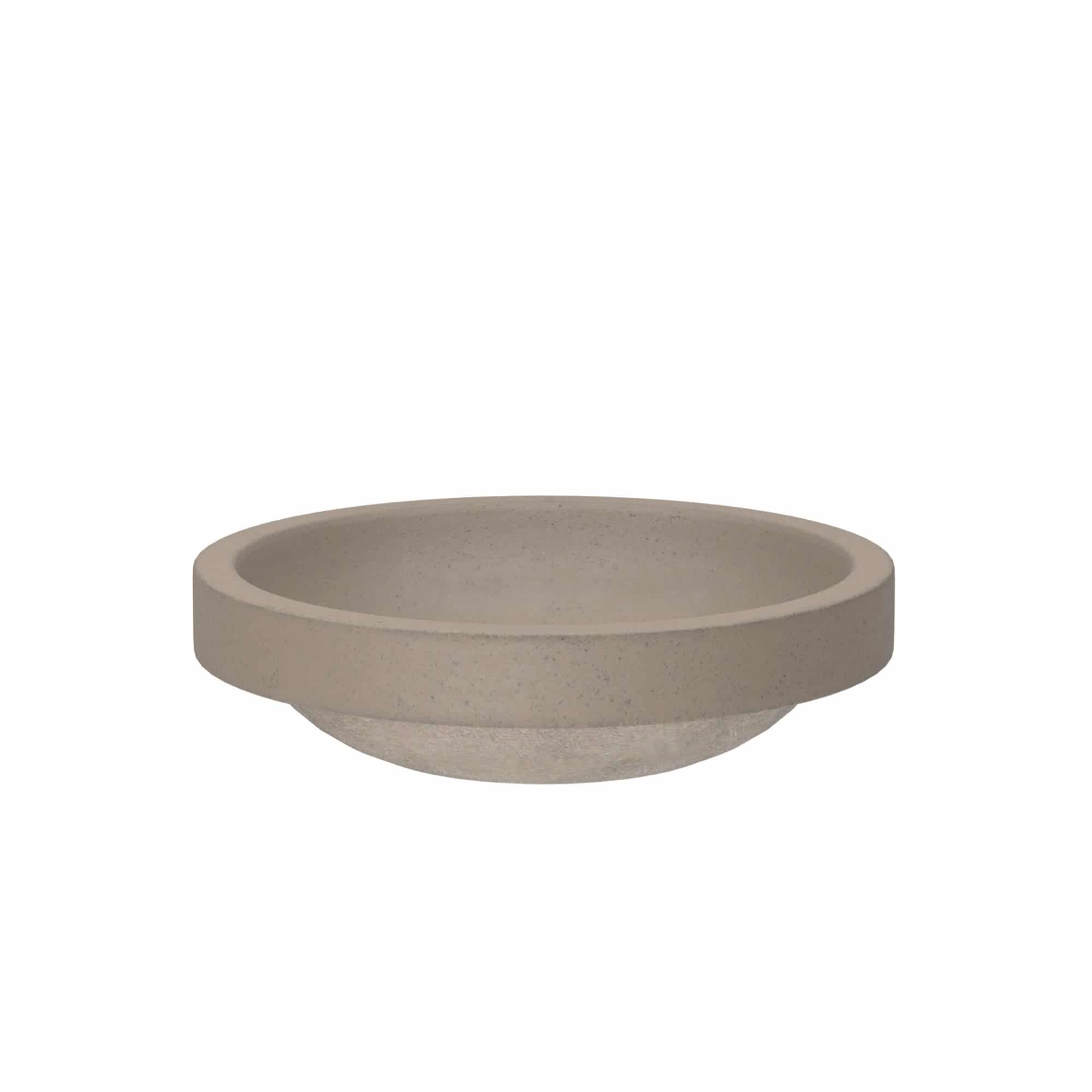 Native Trails Tolosa 19" Oval NativeStone Concrete Bathroom Sink, Earth, NSL1916-E