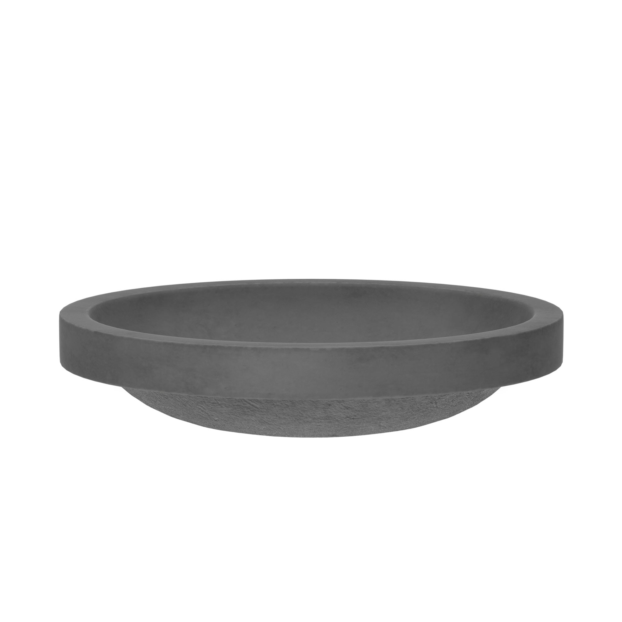 Native Trails Tolosa 19" Oval NativeStone Concrete Bathroom Sink, Slate, NSL1916-S