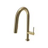 BOCCHI Tronto 1.75 GPM Brass Kitchen Faucet, Modern, Brushed Gold, 2026 0001 BG