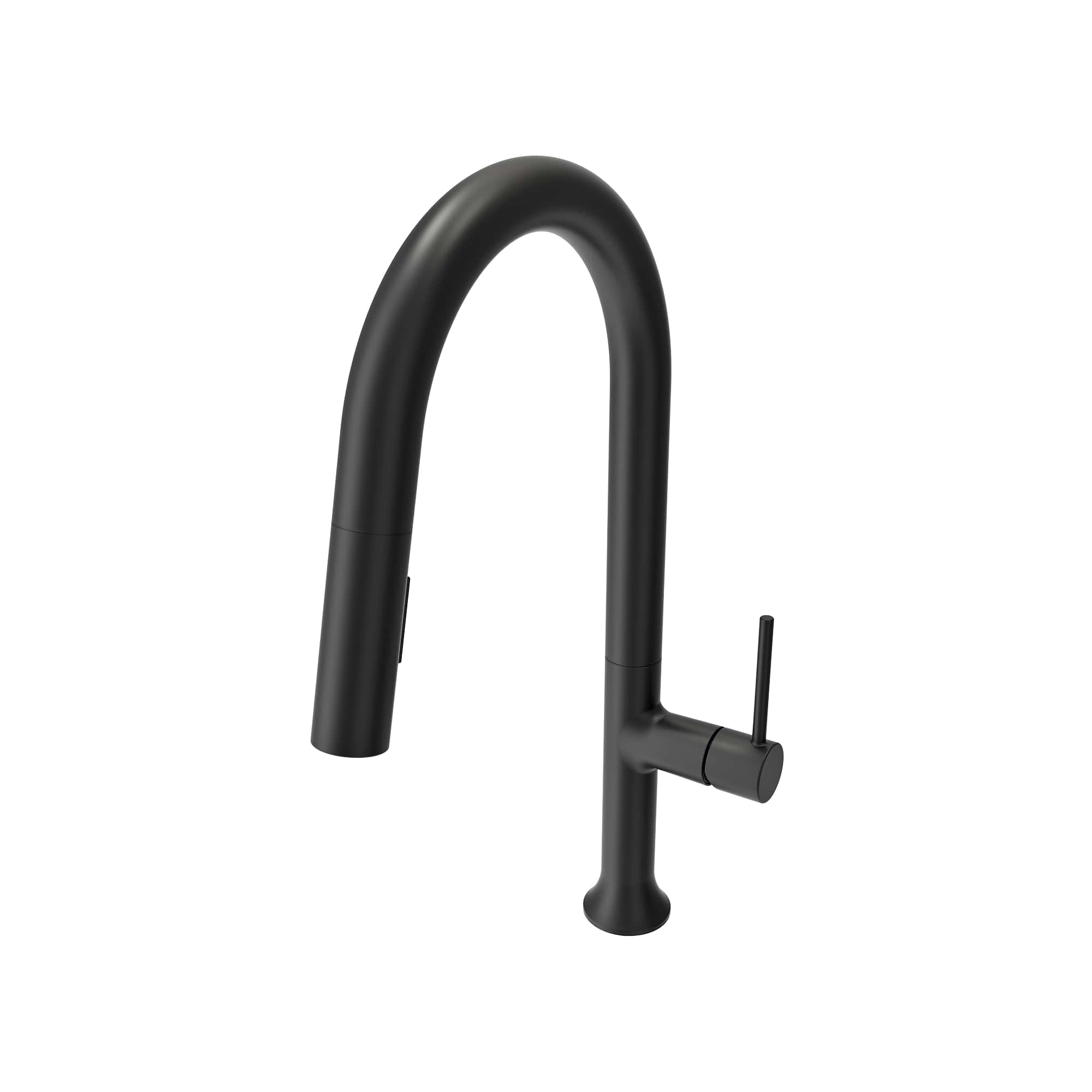 BOCCHI Tronto 1.75 GPM Brass Kitchen Faucet, Modern, Matte Black, 2026 0001 MB