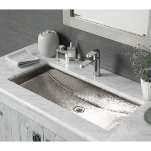 Alternate Image for Native Trails Trough 30" Rectangle Nickel Bathroom Sink, Polished Nickel, CPS800