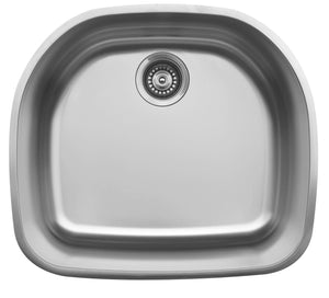 Alternate Image for Karran 23" Undermount Stainless Steel Kitchen Sink, 18 Gauge, U-2321