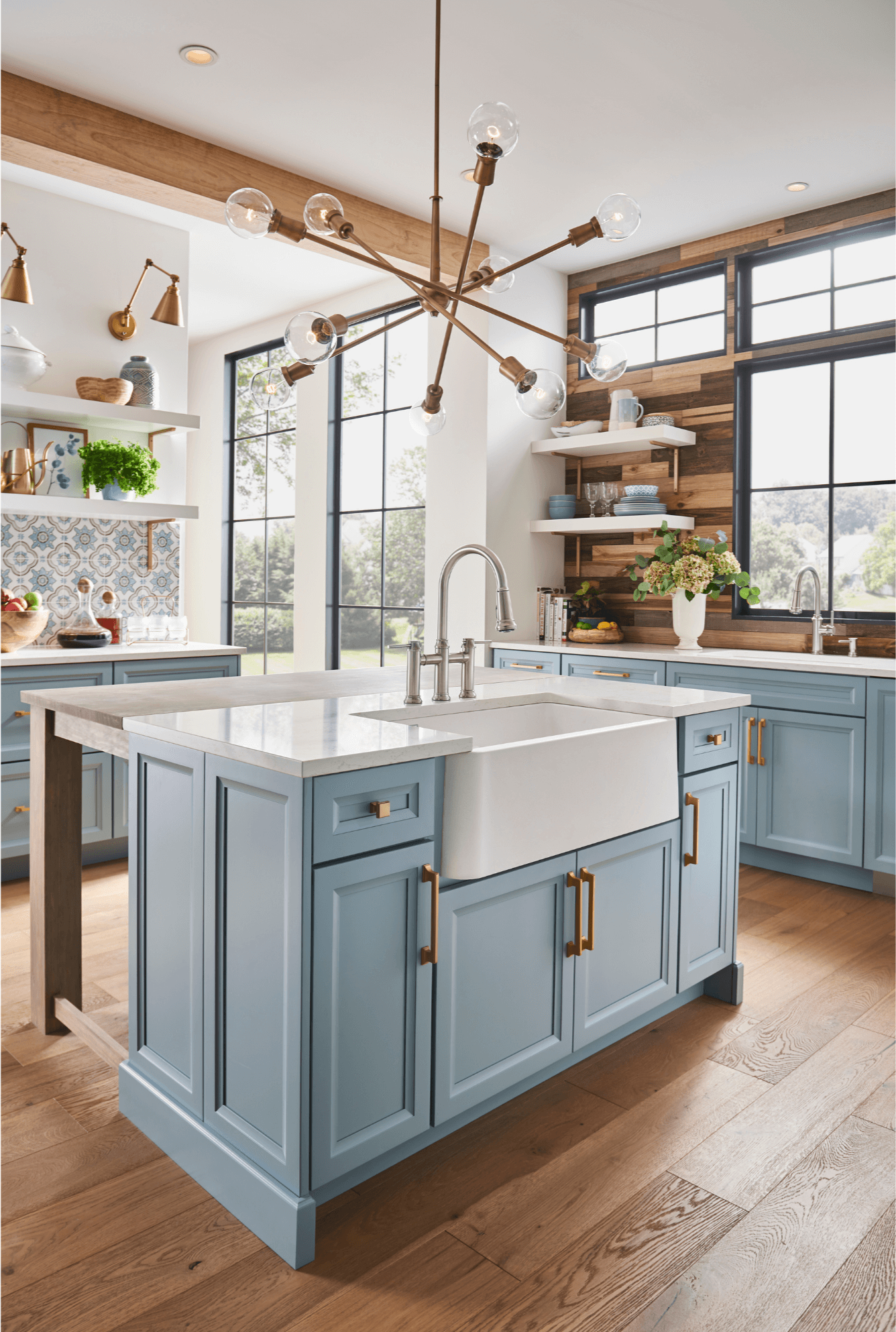 Blanco Ikon 33" Granite Composite Farmhouse Sink, Silgranit, White, 401899